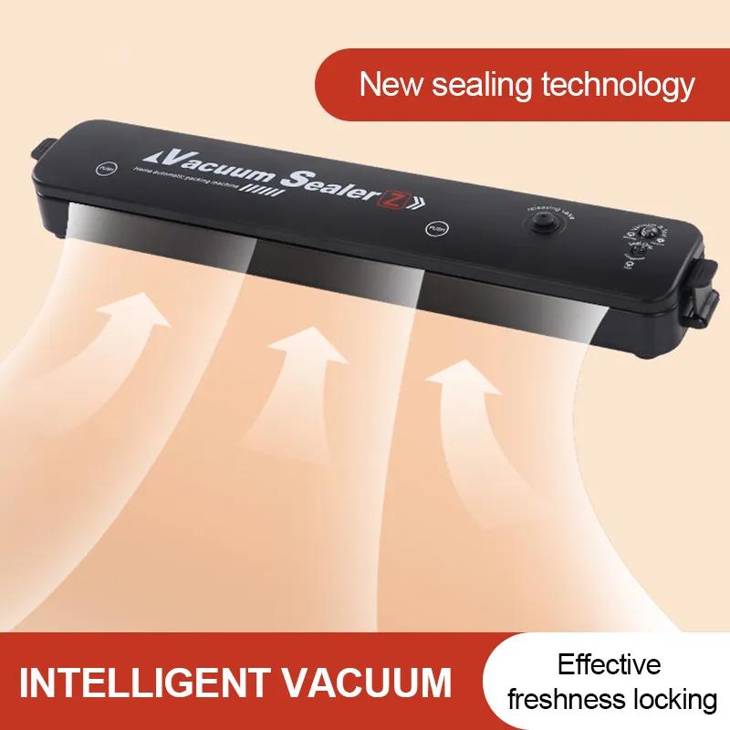 Acuum Sealer Packaging Machine with 10pcs Vacuum Bags Household Black Food Vacuum Sealer