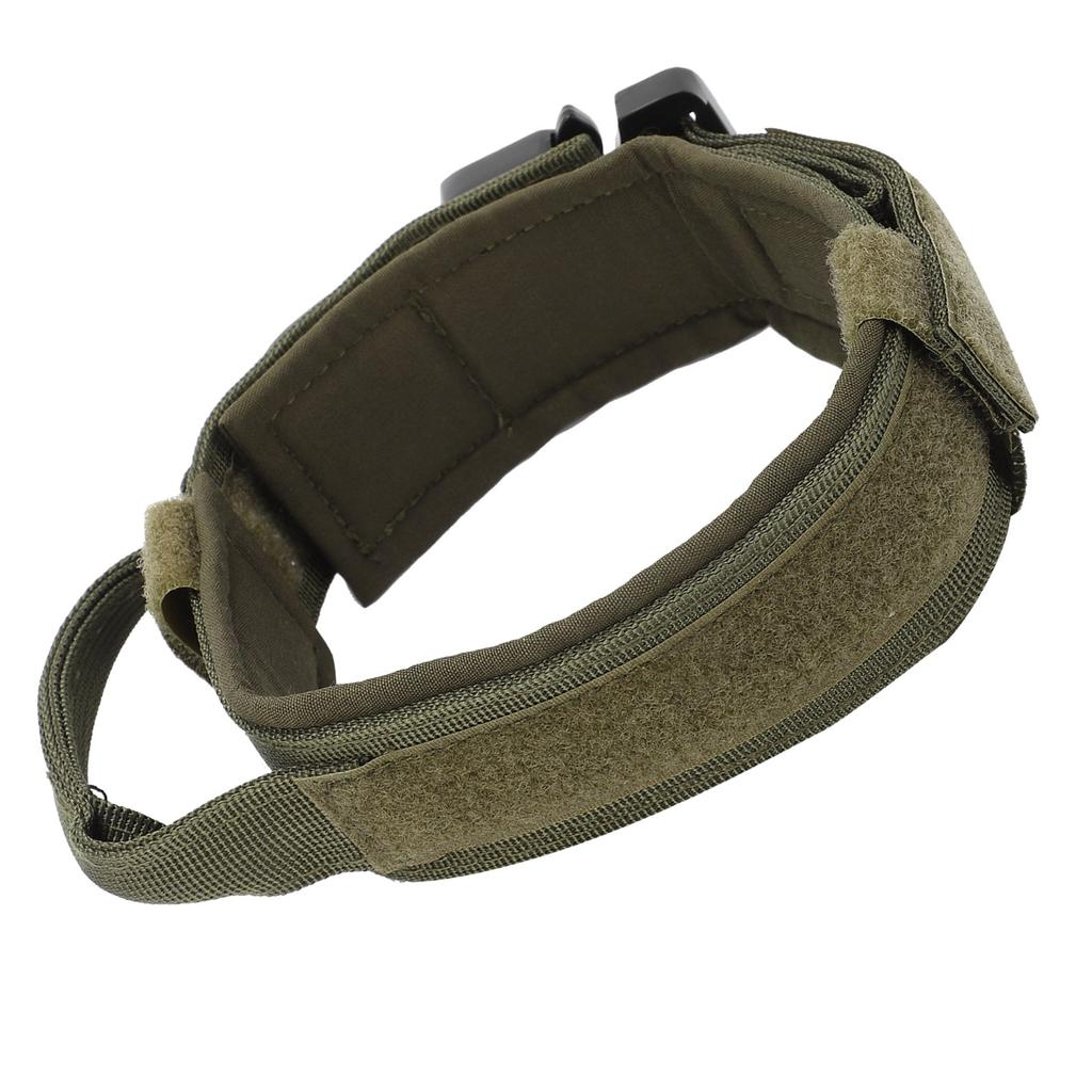 Dog Collar Adjustable Durable Cotton Puppy Pet Collars with Metal Buckle for Dogs Army GreenXL