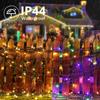 Joomer Color Changing Christmas Lights, 66FT 200 LED String Lights with Remote Timer Dimmable Connectable Fairy String Outdoor Waterproof for
