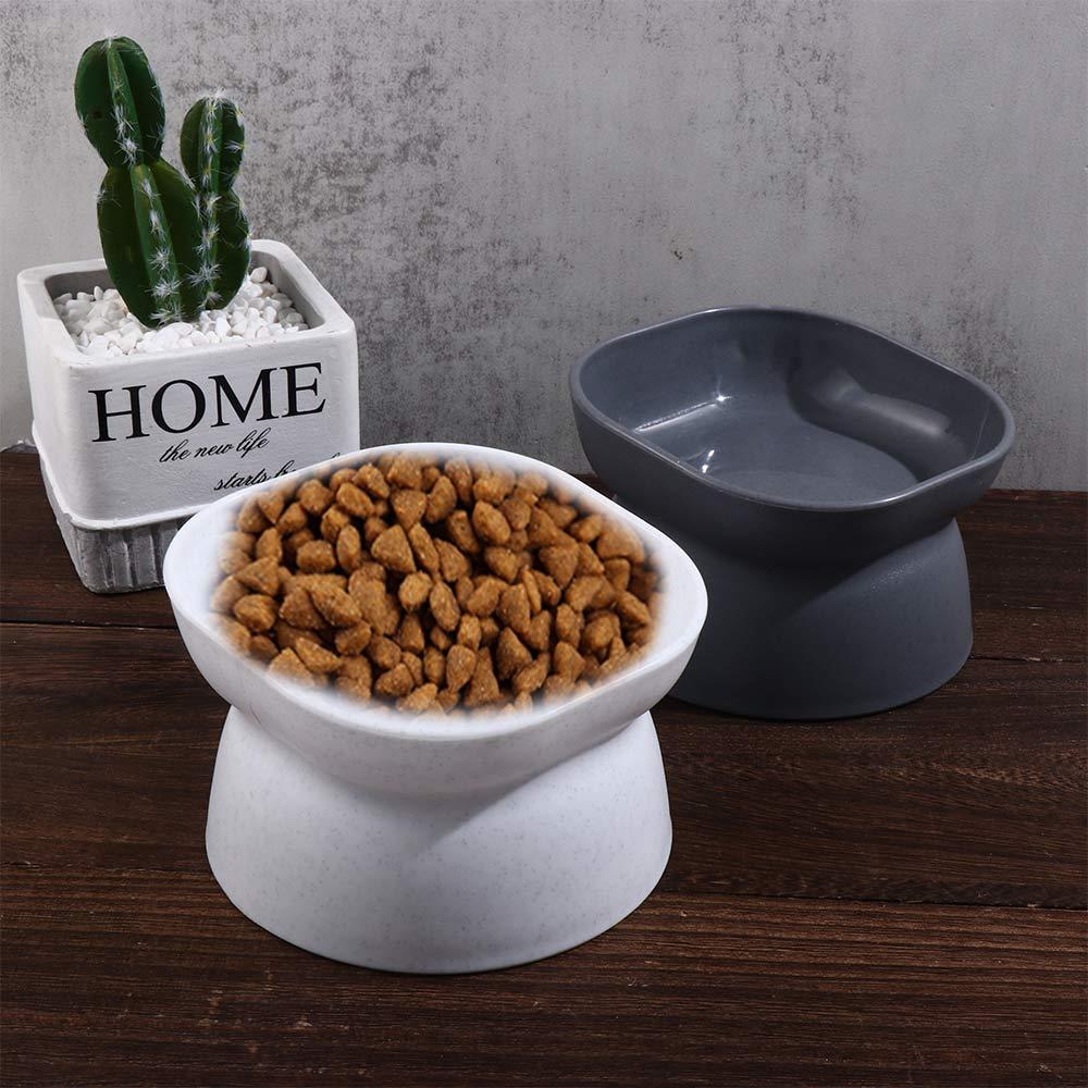 Feeder Container Tilted Heightened Pet Feeder Drinker Cat Food Bowl Pet Supplies Pet Feeder Bowl