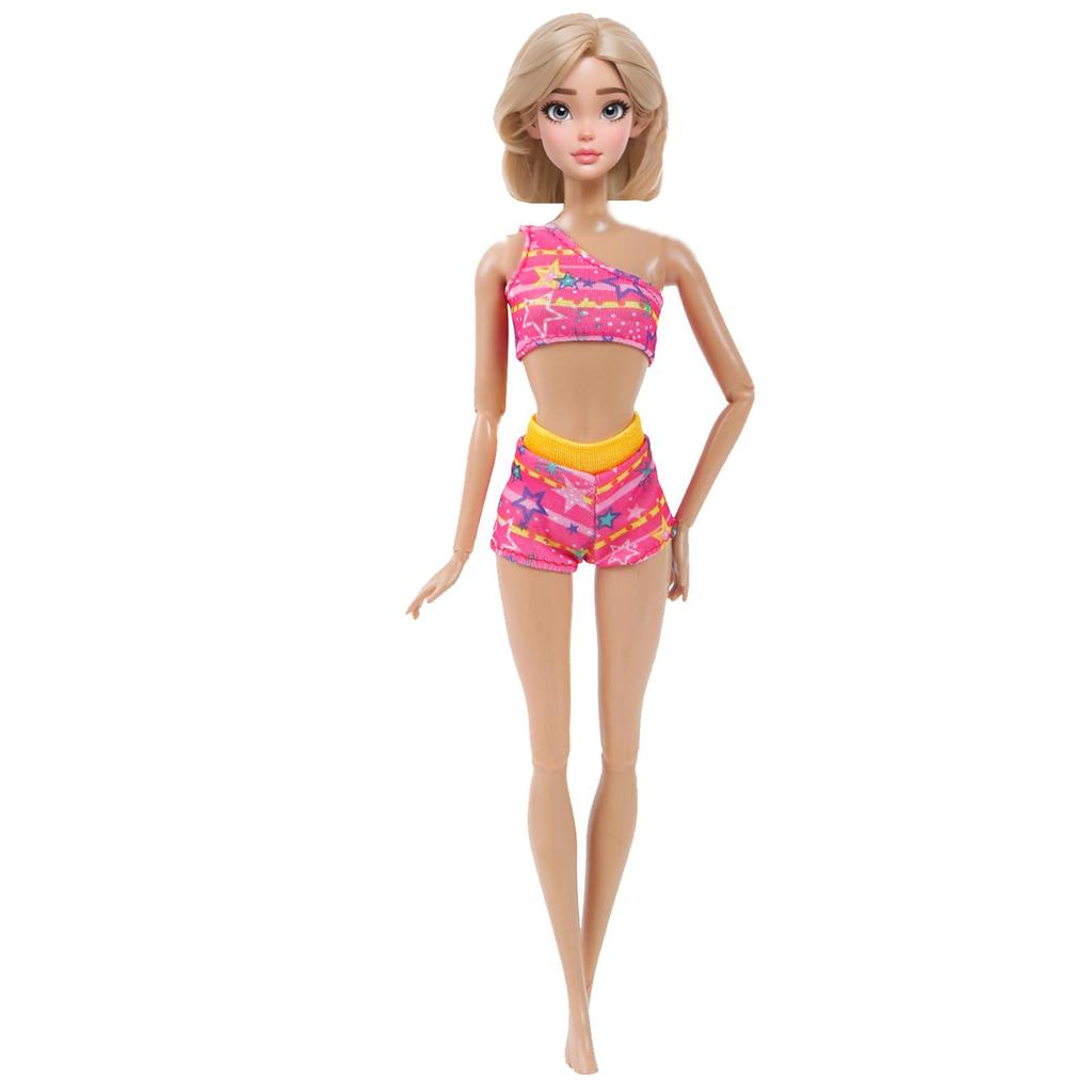 11.5'' Girl Doll Swimsuits 1/6 Doll Bikinis 11.8 Inch 30cm Beach Swimwear Clothes Summer Kids Toy Accessories