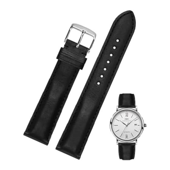 Watch Strap 18mm 19mm 20mm 21mm 22mm Watch Band Genuine Leather Strap Watch Band Watch Strap Release Watch Band Seiko Belt OMEGA Belt