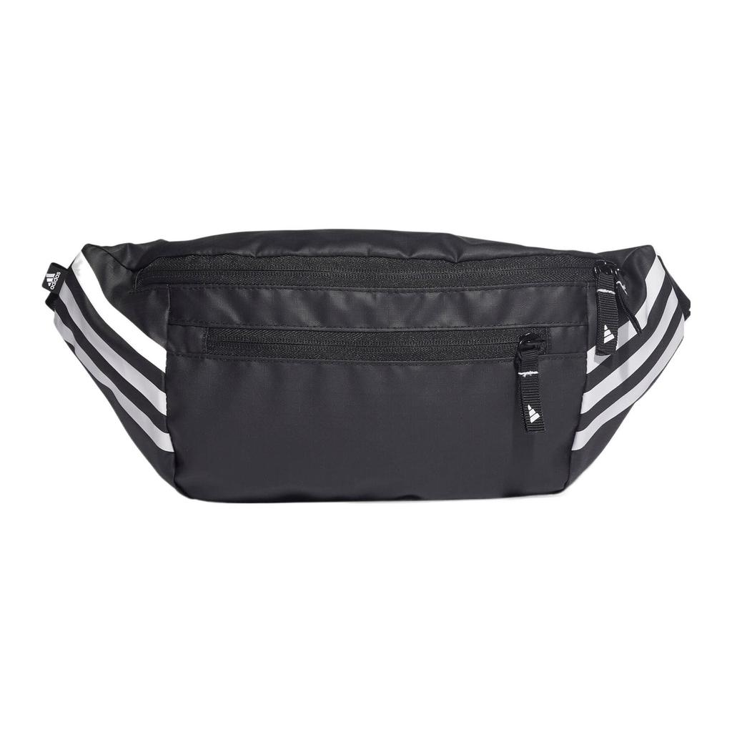 New Adidas Future Icon Waist Bag Black/White HB1328
