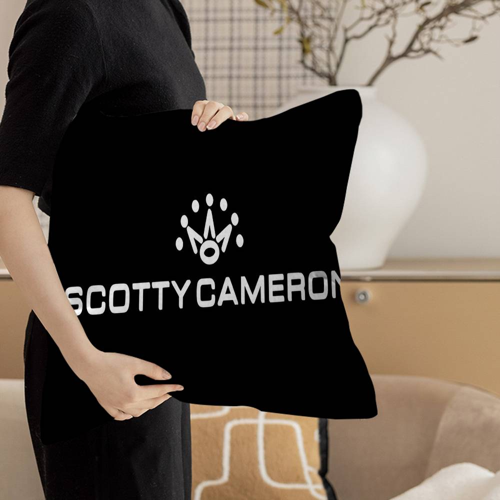 S-Scotty C-Cameron Pillow Covers Cartoon Sofa Decorative Home Double-sided Printing Short Plush Cute Cushion Cover