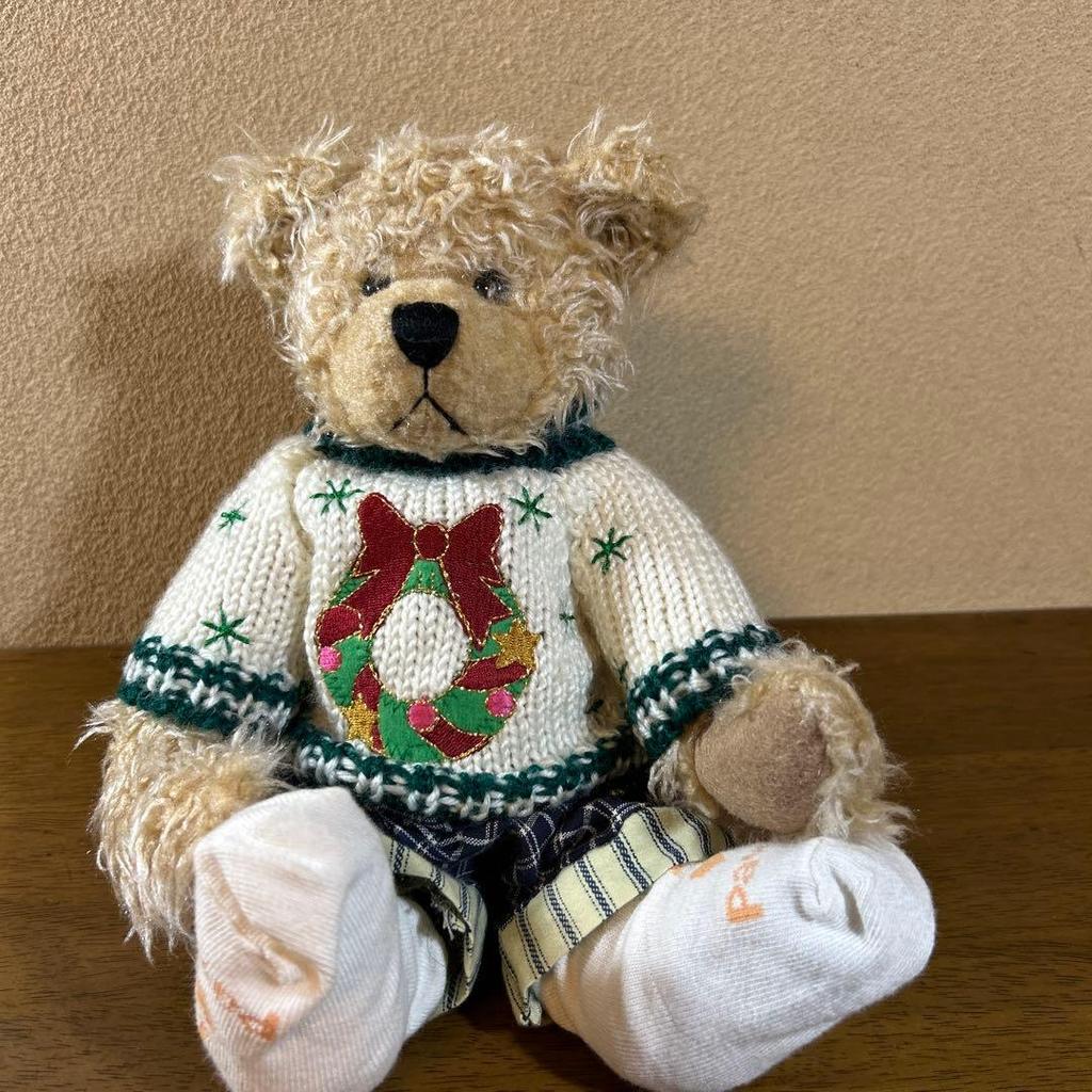 [USED] HEARTFELT Christmas sweater teddy bear
