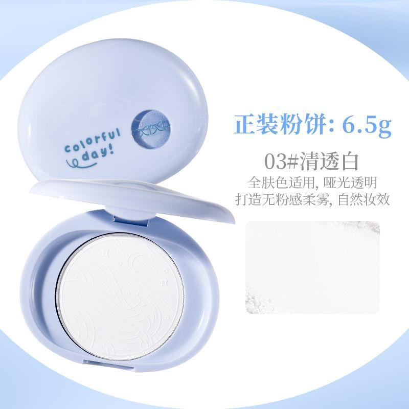 xixi - Cloud Island Clear Oil Control Pressed Powder - 3 Colors