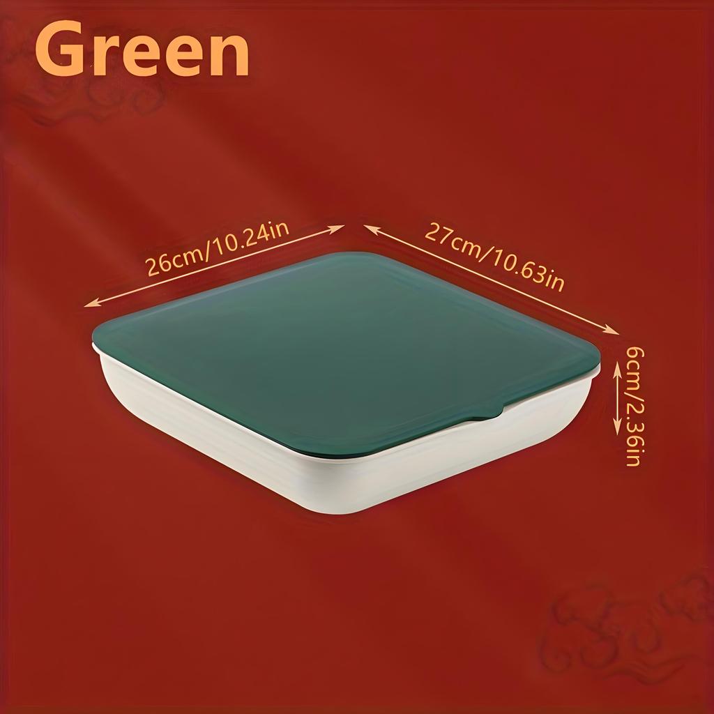 1-Pack Red Decorative Candy Jar with Lid Snack Storage Box for Home Party Wedding Birthday Supplies Home Storage & Organization