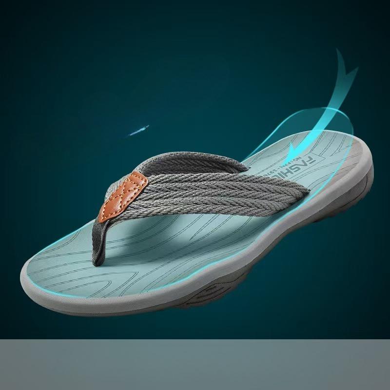 Men Slippers Summer Flip Flops Brand Outdoor Comfortable Casual Slides Shoes Non-slip Beach Sandals Color