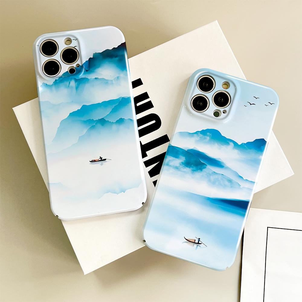 All-inclusive Film Phone Case Cartoon Fashion Design Hard Shell Full Cover Camera Protection Case for iPhone Samsung Xiaomi Poco Redmi Huawei Honor