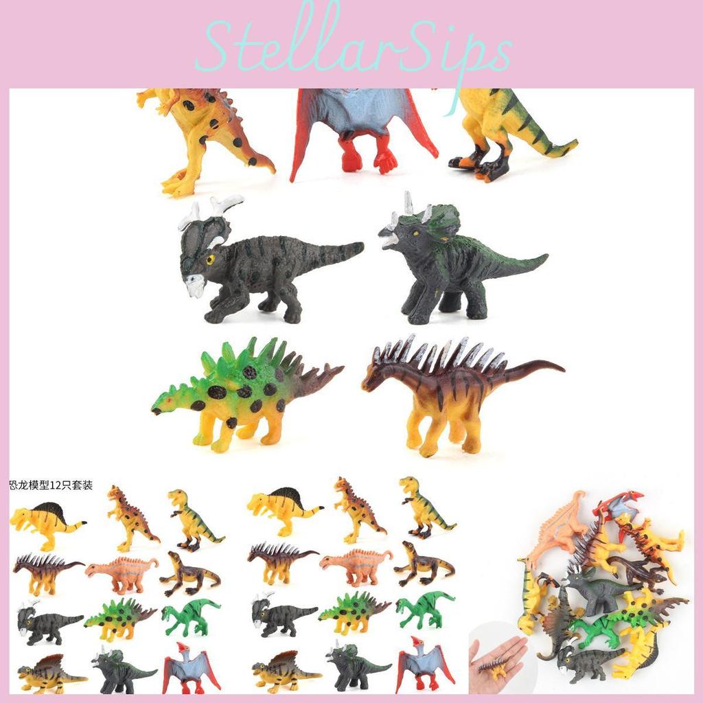 Colorful Pvc Dinosaur Figures Authentic Animal Models Perfect For Kids Playtime