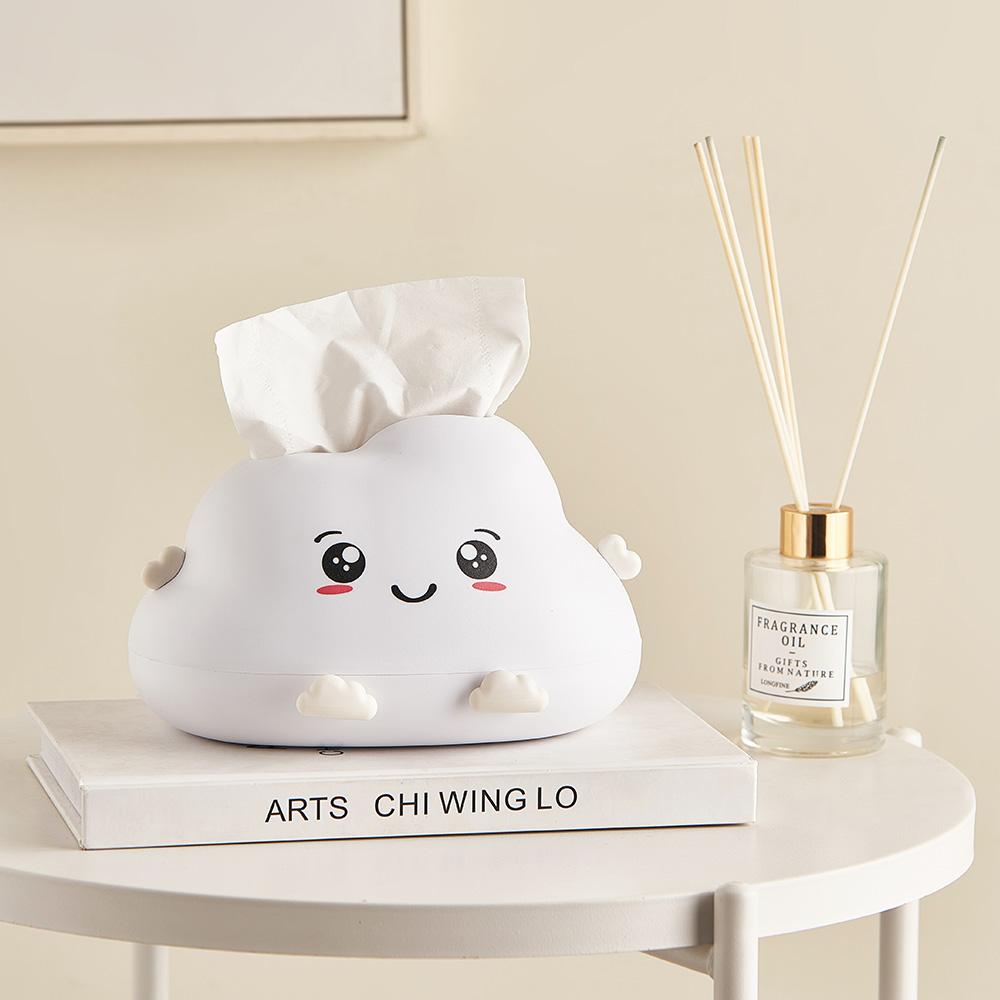 Lovely Cloud Shape Plastic Tissue Box Napkin Holder Kitchen Toilet Paper Holder Car Tissue Wet Tissue Holder Box Home Decor Gift