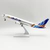30cm Scale 1/250 Dubai Airways B737 Plane Model Toy with Landing Gear Display for Collection Display