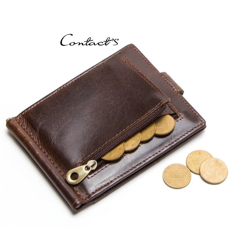 Mode Echte Pickup Tasche Kartenhalter Lässig Oberste Schicht Rindsleder Dollar