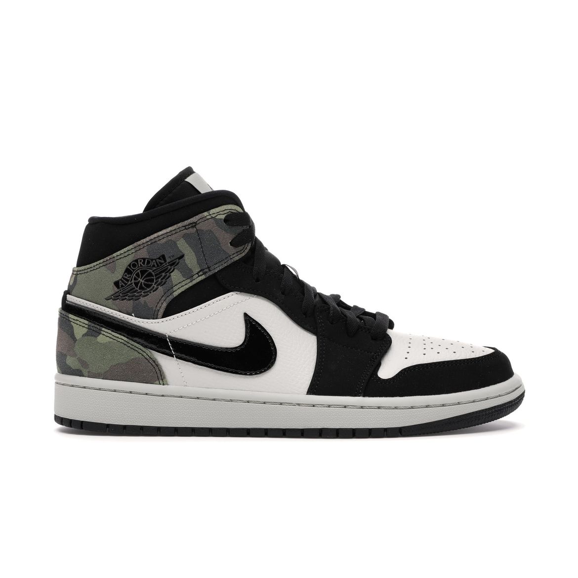 

Мужские кроссовки Air Jordan 1 Mid Camo Black Light-Bone CW5490-001