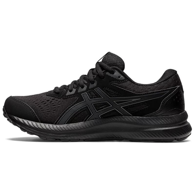 Asics Gel-Contend 8 Women Low Top Casual Running Shoes Black 1012B319-001 36