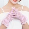 1 pair of transparent short retro hollow finger gloves clothing accessories sexy lace gloves