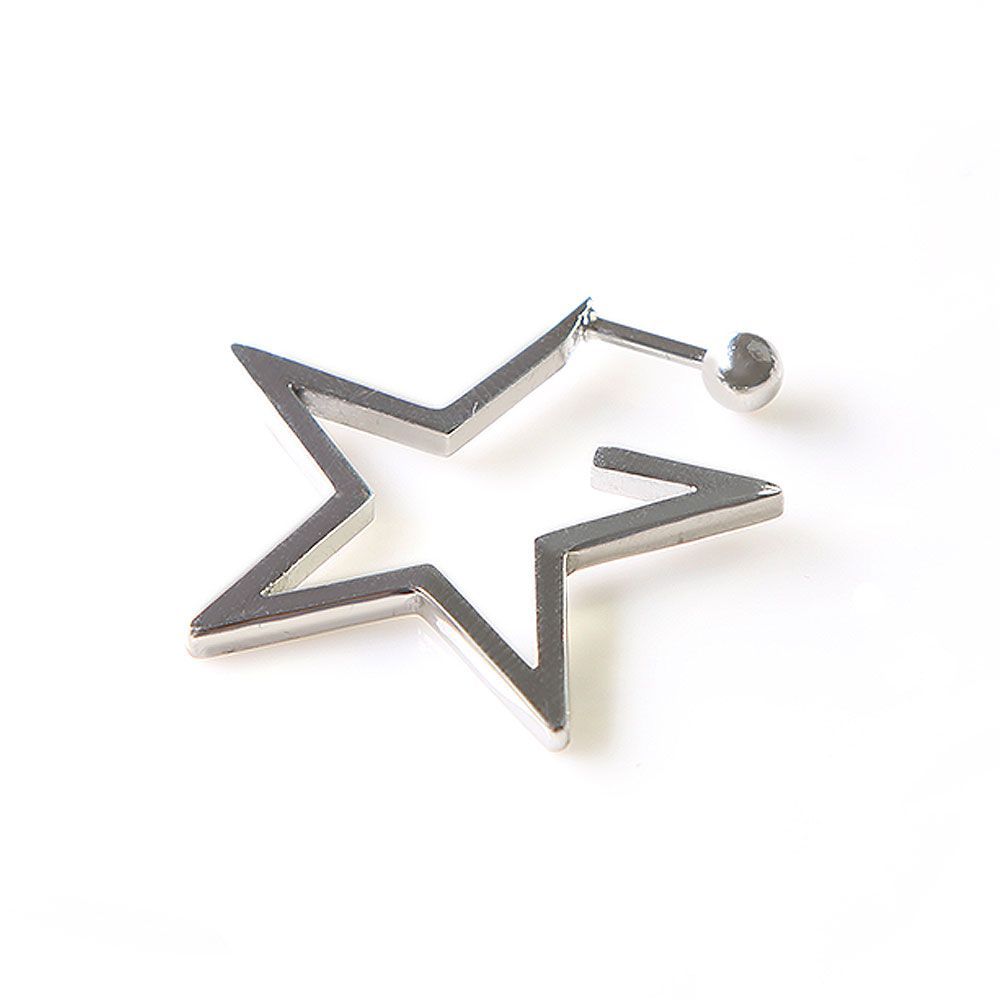 Surgical piercing on one side only