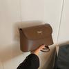 PU Leather Bowknot Underarm Bag Solid Color Y2K Crossbody Bag Fashion Bow Armpit Handbag  Women