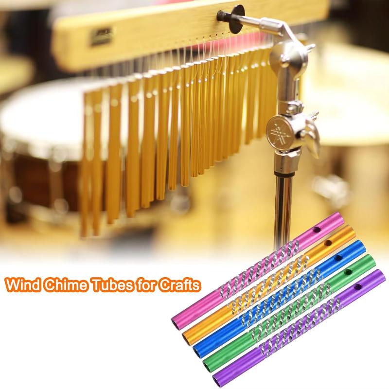 100Pcs Of Metal Wind Chime Tubes, Used For Diy Crafts, Outdoor Garden Decoration, Aluminum Wind Chime Products In Various Colors