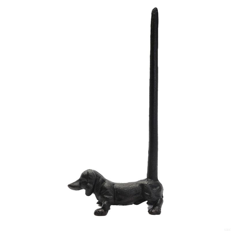 

Practical Cast Iron Vintage Dog Tissue Box Holder Kitchen Counter Organizers Unique Home Office Decorative Accessory X3UC CN