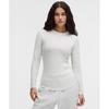 Hold Tight Long Sleeve Shirt Minute Stripe Heathered Core Ultra Light Grey Soft Ivory
