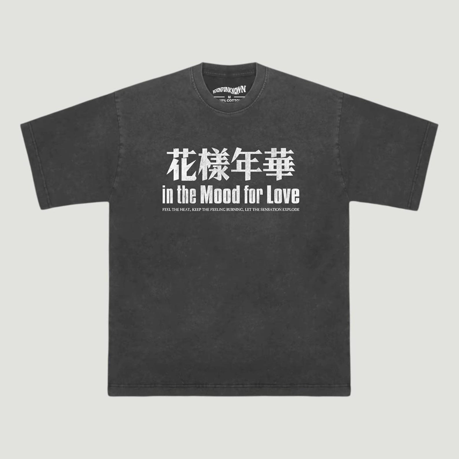 In the Mood for Love T-Shirt, Wong Kar Wai Asian Cinema Tee, Garment-Dyed Cotton Shirt 3XL