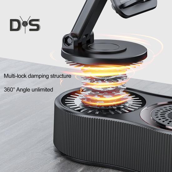 360 grad Drehbare Telefon Stehen mit Drahtlose Bluetooth-kompatibel Lautsprecher RGB Licht Höhe Einstellbar Handy Halter