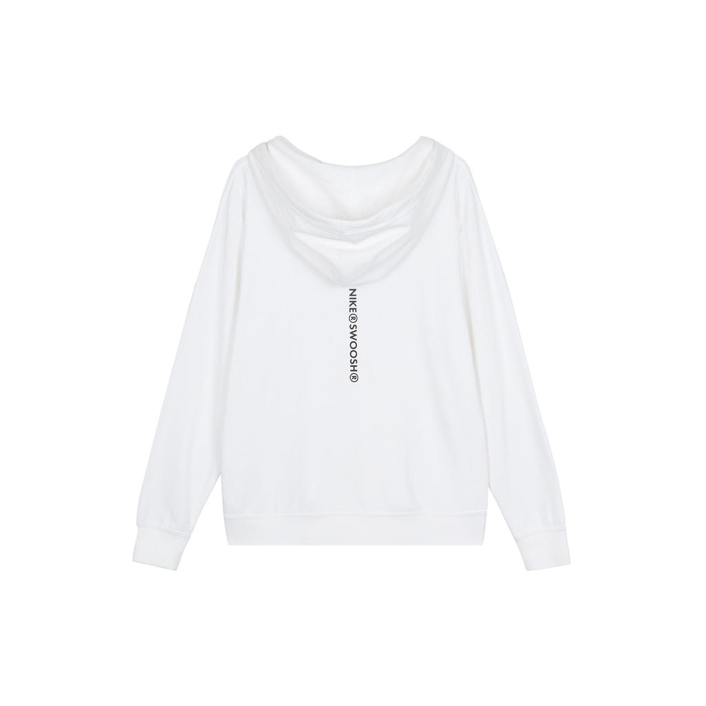 Nike Sportswear Swoosh Pullover Long Sleeve Hoodie Women Tops White DJ6948-100