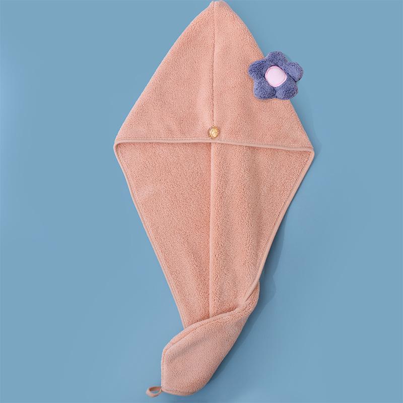 Microfiber Coral Fleece Quick-Dry Hair Wrap Towel