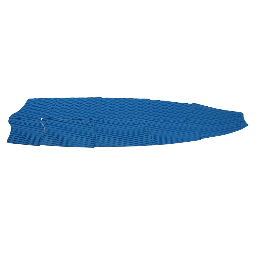 9Pcs Blue Surfboard Traction Pad EVA Paddle Board Traction Pad Anti Slip Deck Mat Surf Accessories