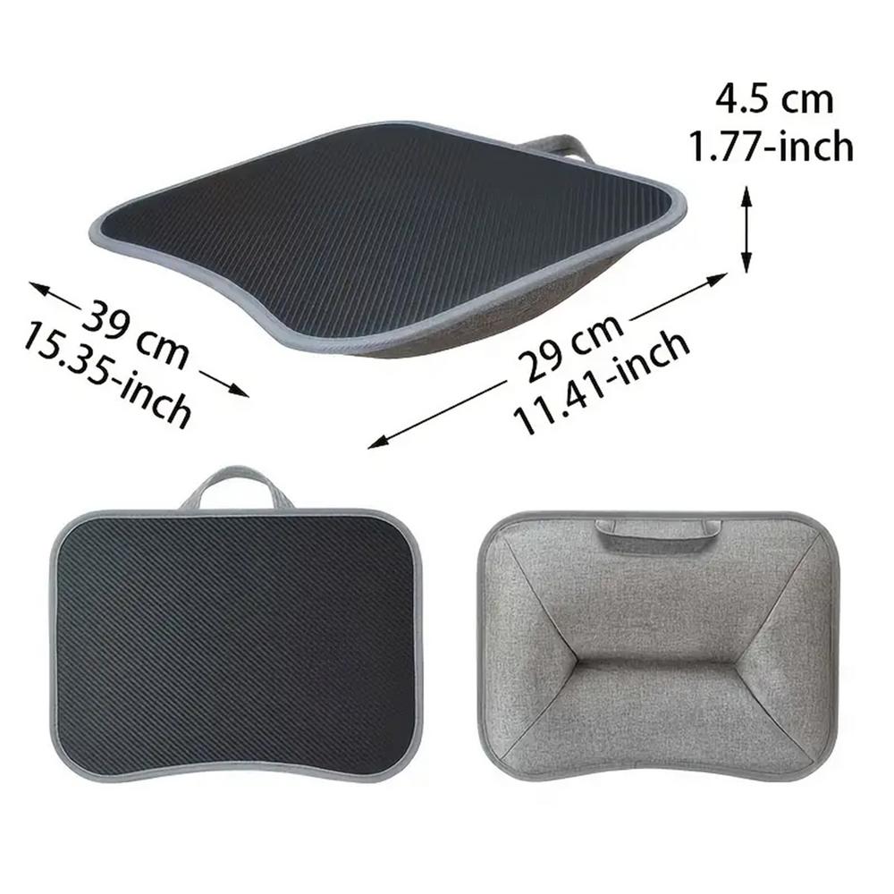 

Laptop Table with Cushion Laptop Table with Pillow Cushion Portable Small Cuddle Pillow Table Elevated Laptop Bed Tray чорний