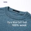 ROMON Men's 100% Merino Wool Round Neck Thin Sweater