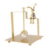 European Style Square Napkin Holder Iron Art Sitting Rabbit Decor Tissue Rack for Home Bar Tea House