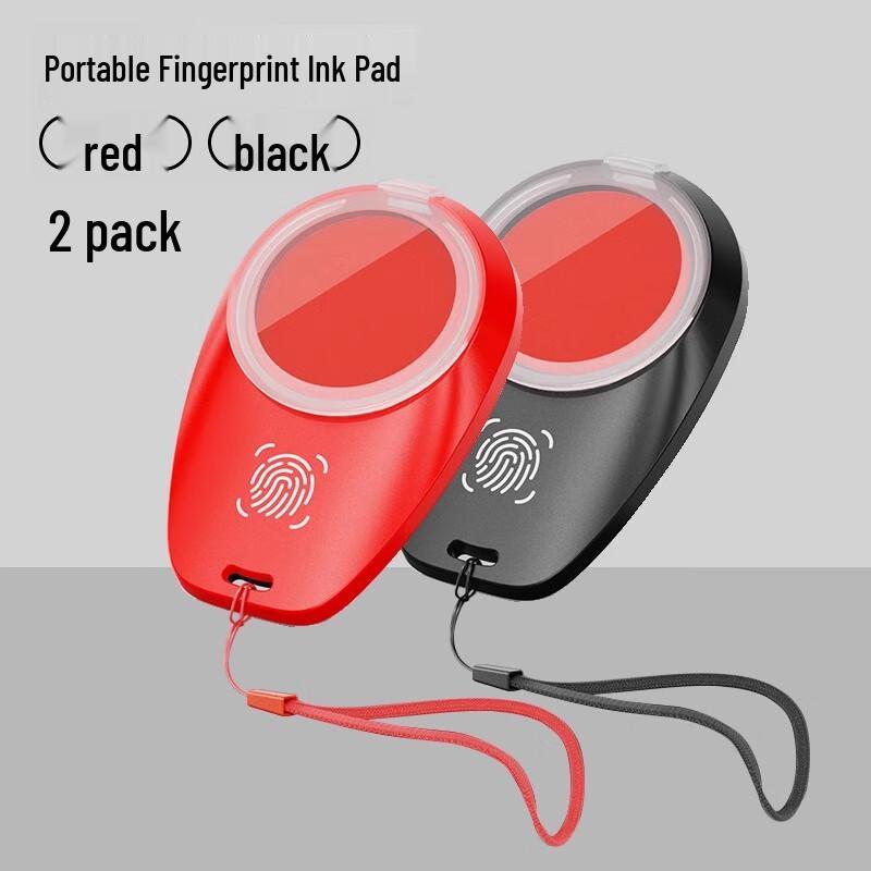 Portable Quick-Drying Fingerprint Ink Pad