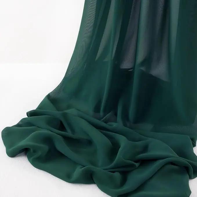Chiffon Table Skirt Wedding Christmas Tablecloth Sheer Fabric for Sweetheart Table Birthday Party Cake Table Baby Shower Decor