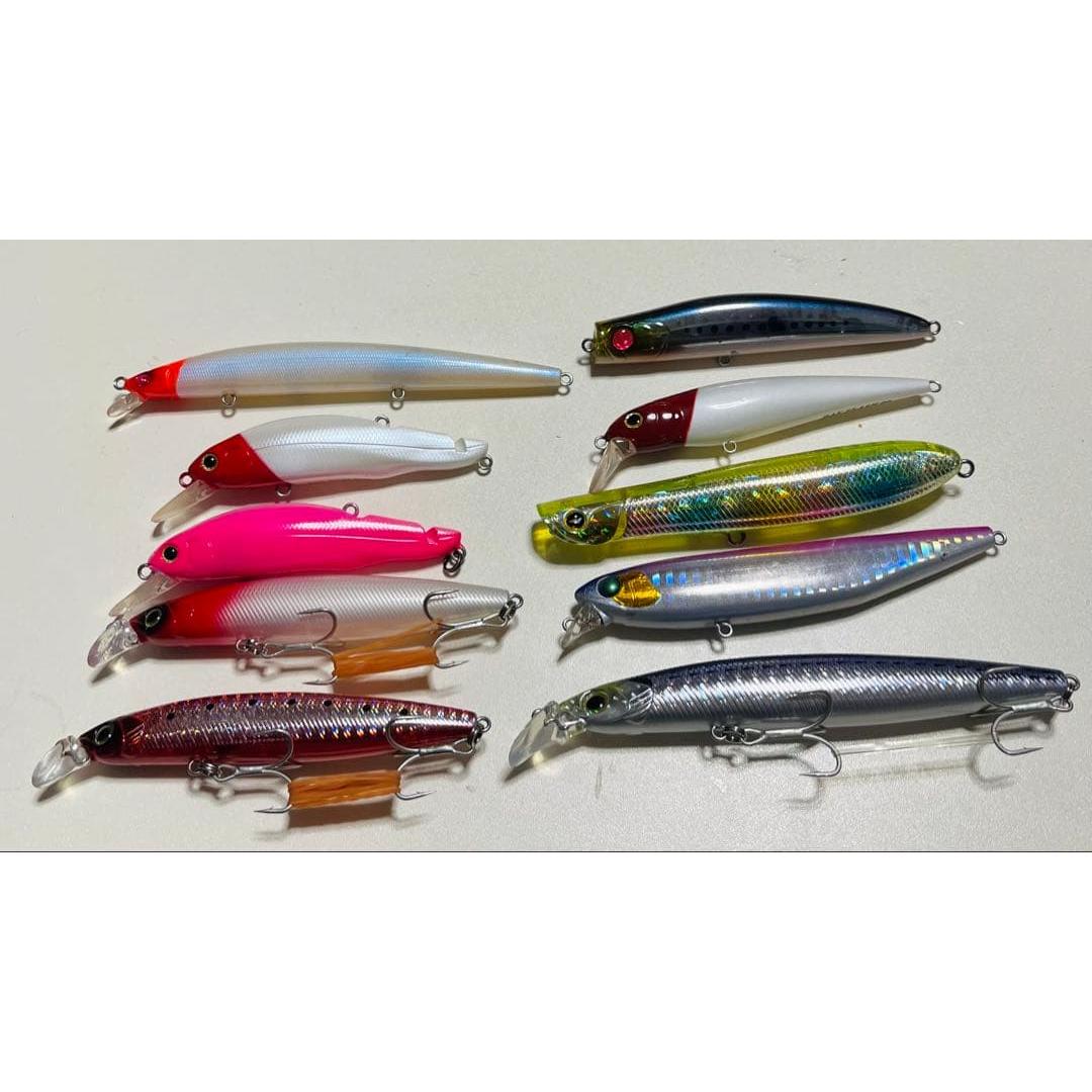 Used Minnow set for sea bass