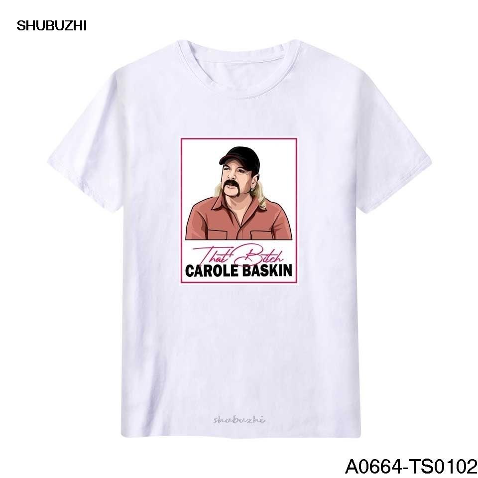 Free Joe Exotic Tiger King Tshirt Men New Summer Tops T Shirt Shirts For President Cotton Carole Did It Short Sleeve Tees