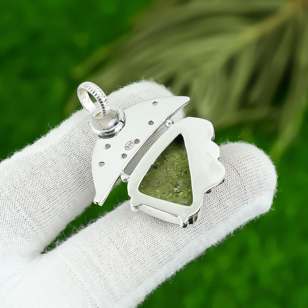 Gift For Women Jewelry Pendant 925 Sterling Silver Natural Gogunjula Gemstone