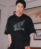 PHYPS MOTORCYCLE Original Wing Logo Mesh T-Shirt Black