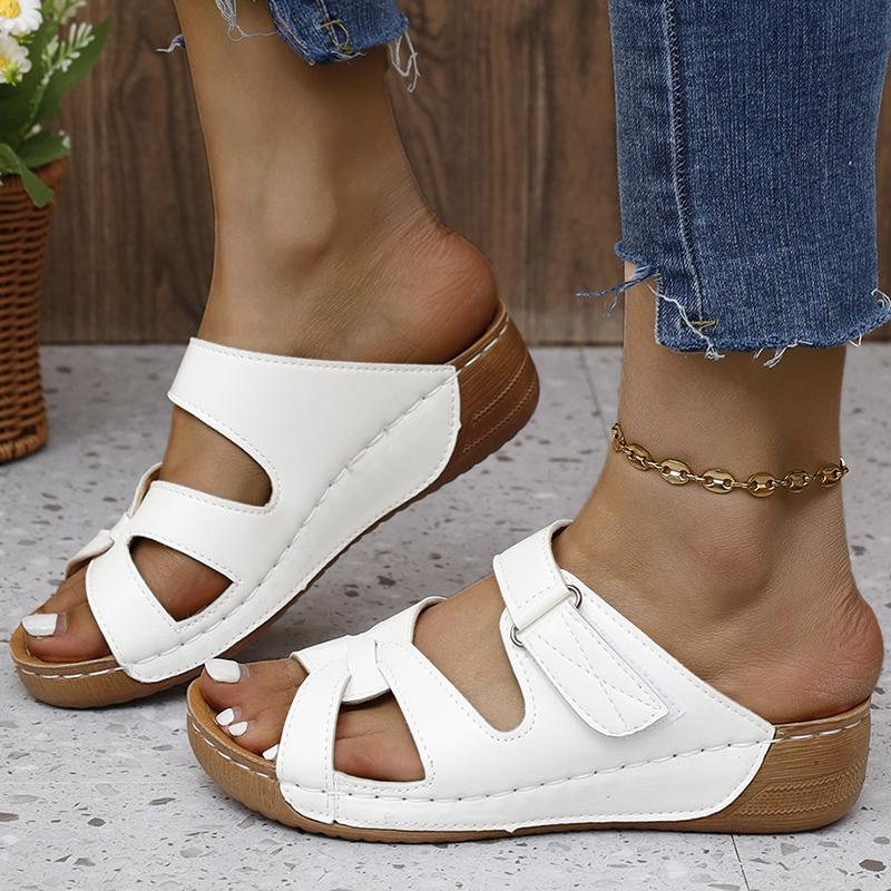 Mode Damen Sandalen Leichte Absatzsandalen mit Keilabsatz Schuhe Damen Sommer Sandalen mit Absatz Sandalias Mujer Sommer Schuhe Damen 2024