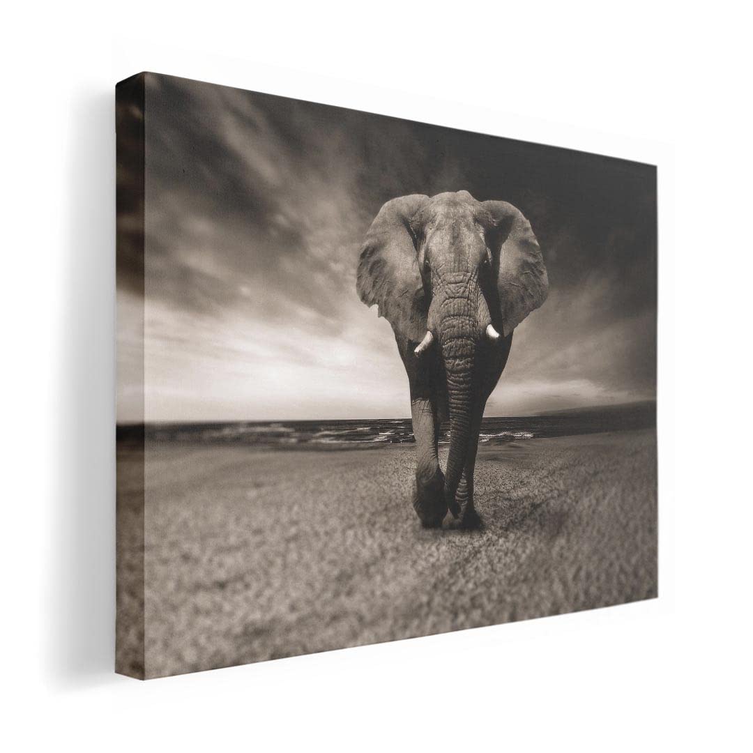 

Art 420mm x Wall Wooden Stylish Interior Animal Panel, Painting, Decoration, igsticker, 297mm, A3, Photo, Hanging, Frame, Decor, 023246, Elephant,