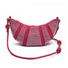 Women's cute bag fashion rivet crossbody single shoulder bag