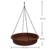 Hanging Bird Water Bowl Large Capacity Bird Tray Platform Feeder Bird Feeding Dish  Drinking