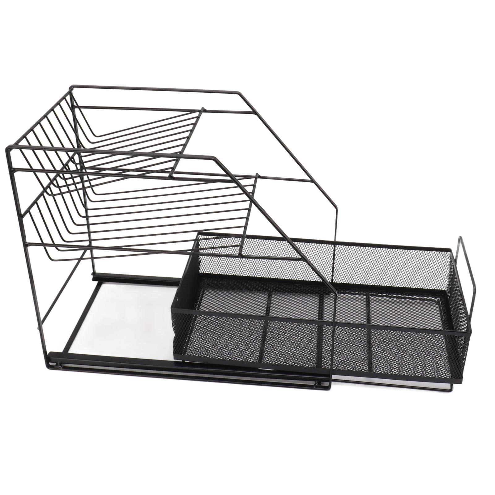 

3 Tiers Spice Rack Waterproof Stable Iron Multifunctional Seasoning Organizer Shelf for Kitchen