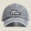 No Fear Bold Text Fashion Washed Baseball Cap Outdoor For Womens Unisex FeUnisex Beach Dad Hat Hip Hop
