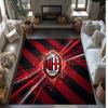 AC Milan Printed Flannel Area Rug Non Slip Soft Polyester Floor Carpet Indoor Decor Mat for Bedroom Living Room Sofa Game Room Home Decoration