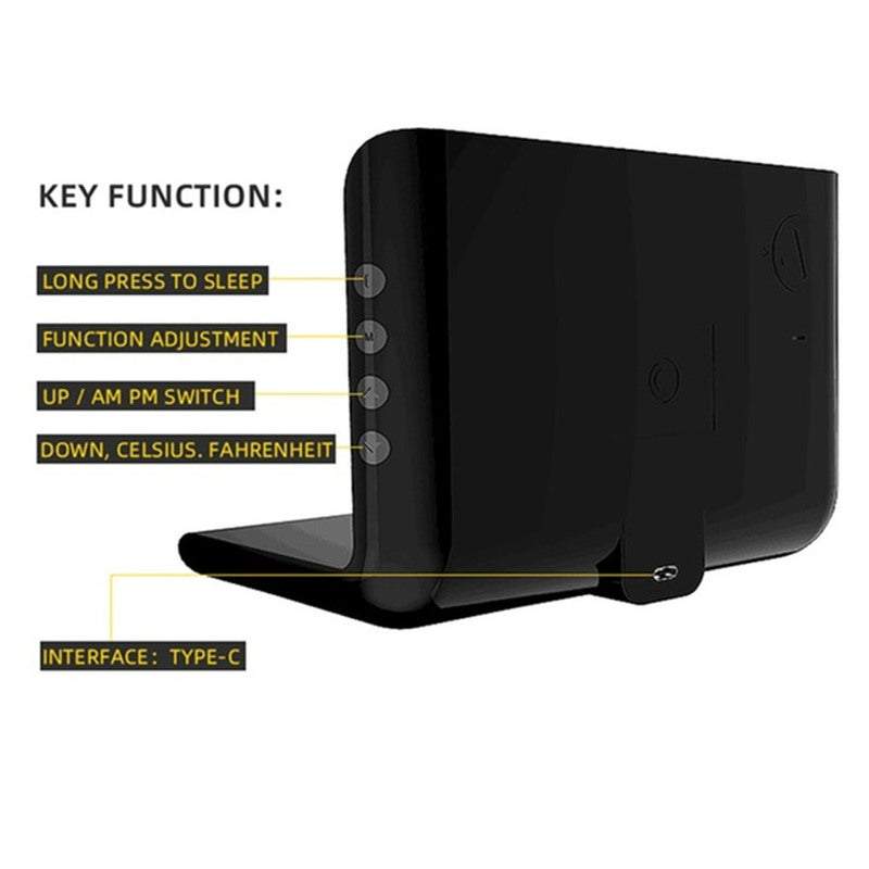 Chargers & Cradles Wireless Phone Chargers Desktop Alarm Clock 3 In 1 For Iphone