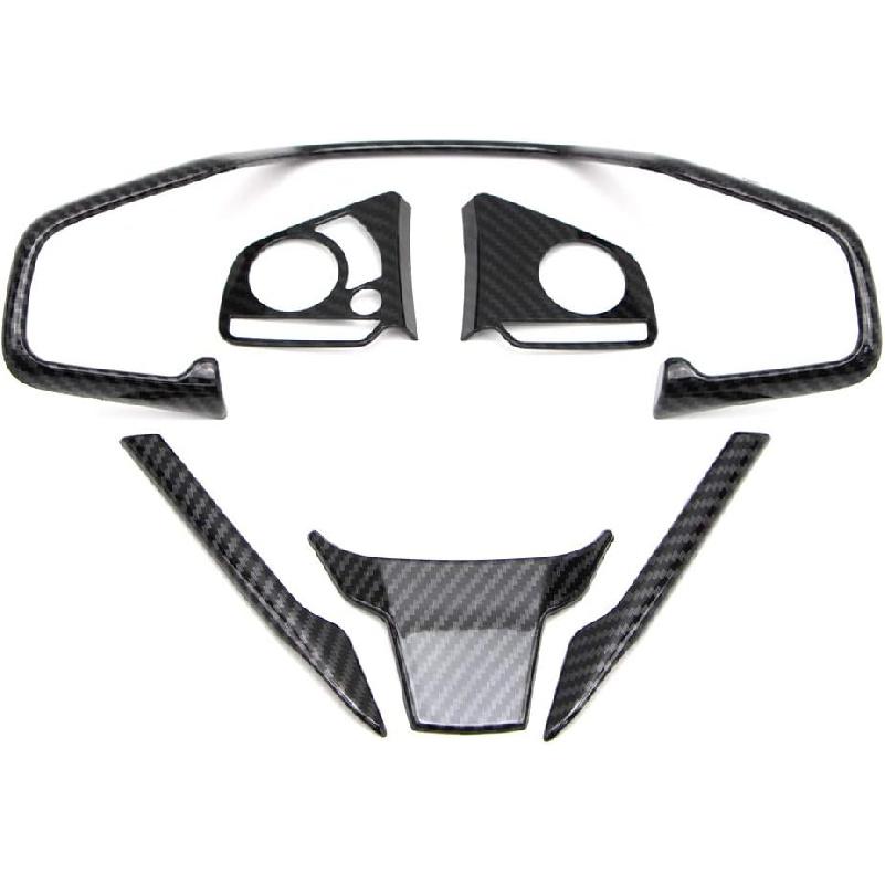 

Dreamseek Steering Wheel Cover Strip Trim for 10th Gen Honda Civic 2016 2017 2018 2019 2020 2021 Interior Steering Wheel Decoration Sticker Carbon