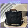 Canvas Baby Diaper Bag Large Capacity Multicompartment Baby Carryall For Daily Use