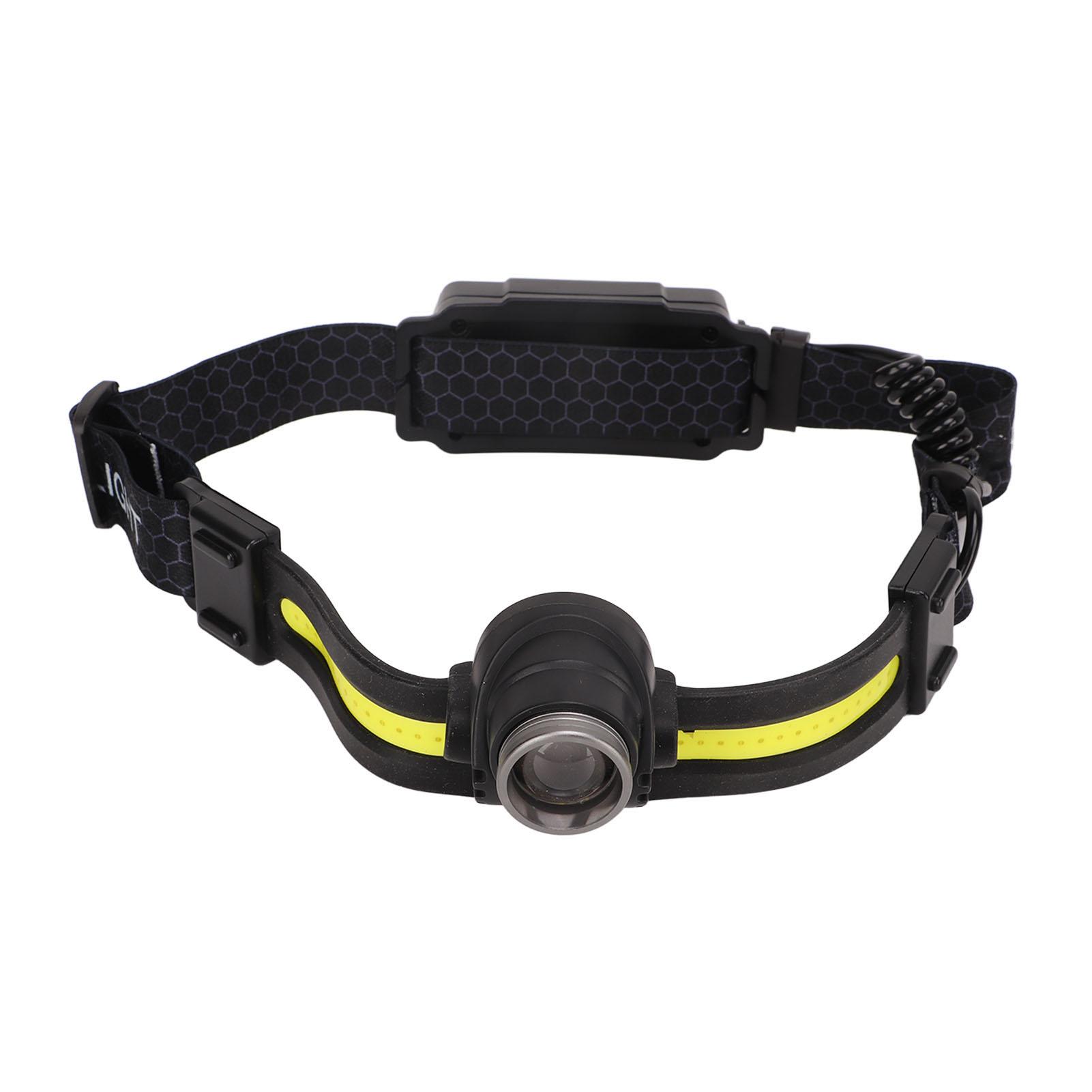 

Перезаряжаемый светодиодный налобный фонарь USB XPG с датчиком COB, зум, основной свет, налобный фонарь для улицы